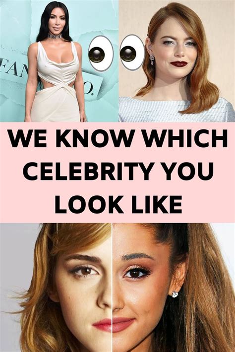 which celebrity you look like|celebrity look alike bored human.